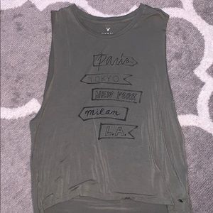 American eagle soft and sexy muscle tank.